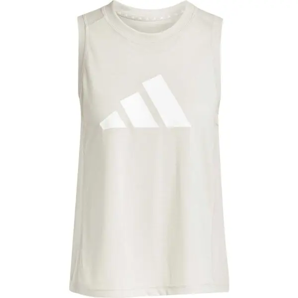 adidas adidas TRAIN ESSENTIALS TRAINING TANK TOP Дамски потник, бежово, размер