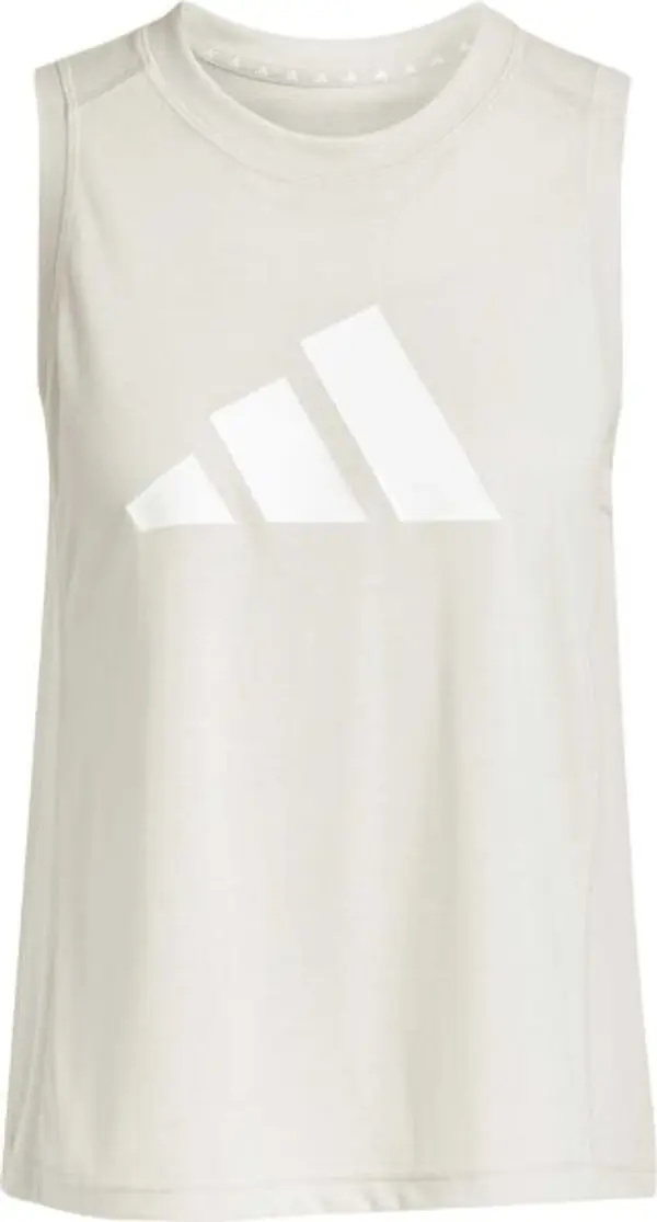adidas adidas TRAIN ESSENTIALS TRAINING TANK TOP Дамски потник, бежово, размер