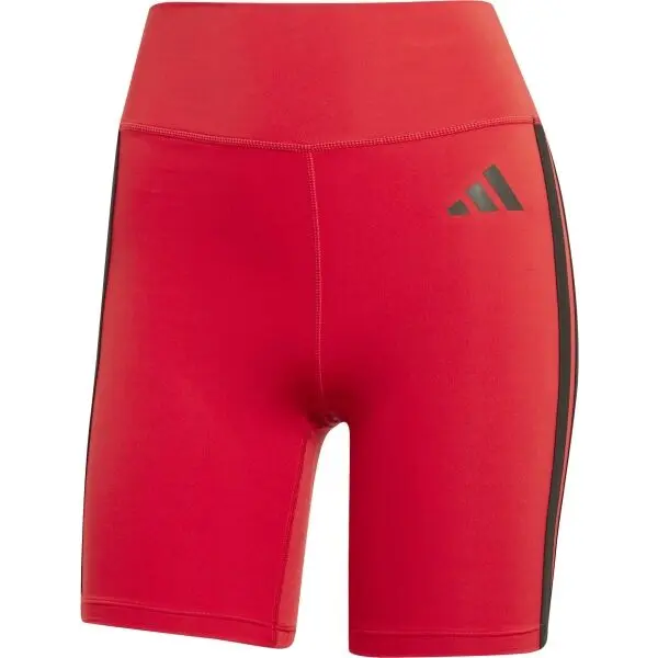 Adidas adidas TRAINING ESSENTIALS 3-STRIPES LEGGINGS Дамски клин, червено, размер XL 5"