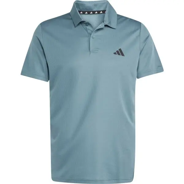 Adidas adidas TRAINING ESSENTIALS BASE POLO Мъжка тениска с якичка, светлосиньо, размер