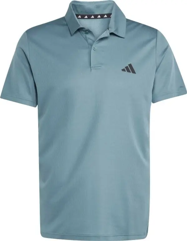 adidas adidas TRAINING ESSENTIALS BASE POLO Мъжка тениска с якичка, светлосиньо, размер