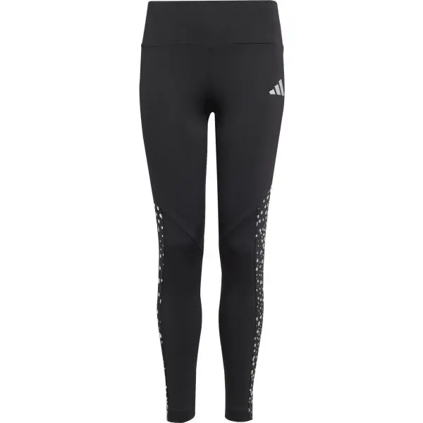 adidas adidas TRAINING ESSENTIALS GLAM PRINT LEGGINS Спортен клин за момичета, черно, размер