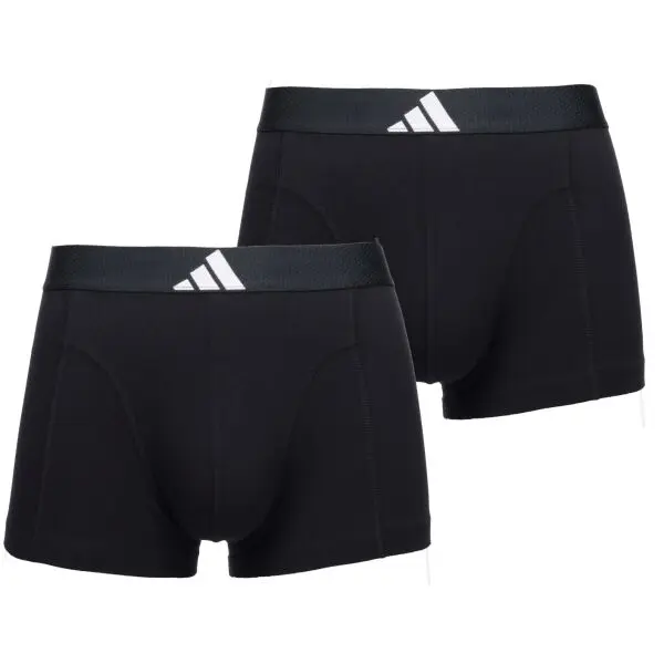 Adidas adidas TRUNK 2 PACK Мъжки боксерки, черно, размер XXL