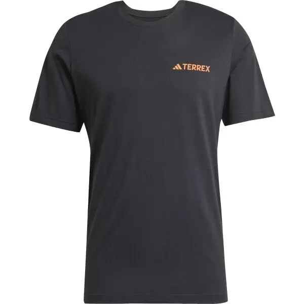 adidas adidas TX MOUNTAIN TEE Мъжка тениска, черно, размер