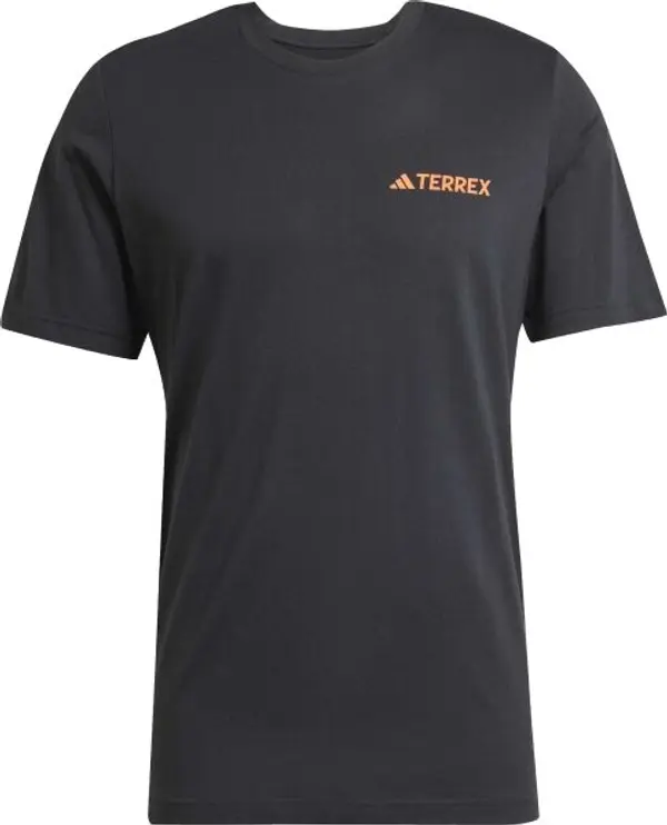 adidas adidas TX MOUNTAIN TEE Мъжка тениска, черно, размер