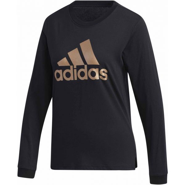 adidas adidas U-B LONG SLEEVE T-SHIRT Дамска тениска, черно, размер
