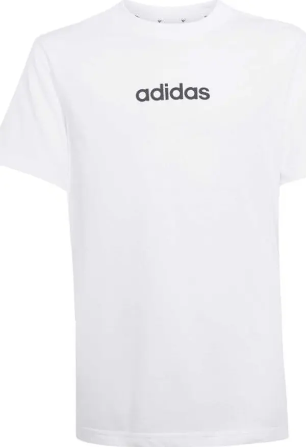 Adidas adidas U LIN TEE Детска тениска, бяло, размер