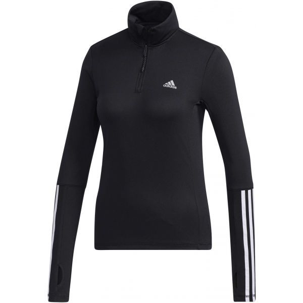 adidas adidas WOMEN INTUITIVE WARMTH 1/4 ZIP LONGSLEEVE Дамска спортна блуза, черно, размер