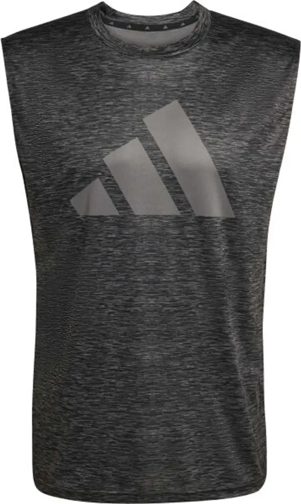 adidas adidas WORKOUT ESSENTIALS BRANDLOVE TEE Мъжка тениска, тъмносиво, размер