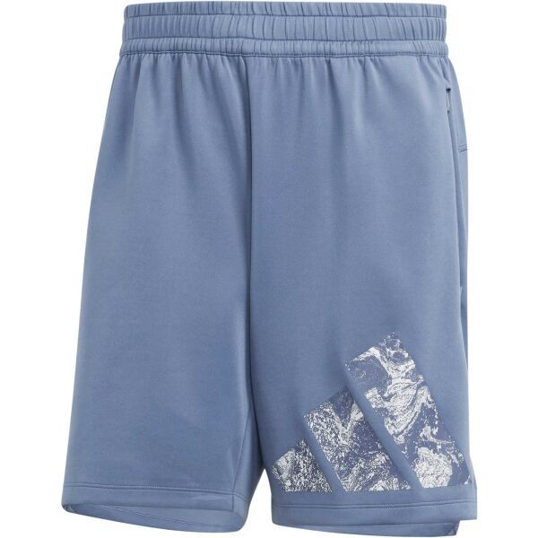 adidas adidas WORKOUT LOGO SHORTS Мъжки спортни шорти, тъмносиво, размер