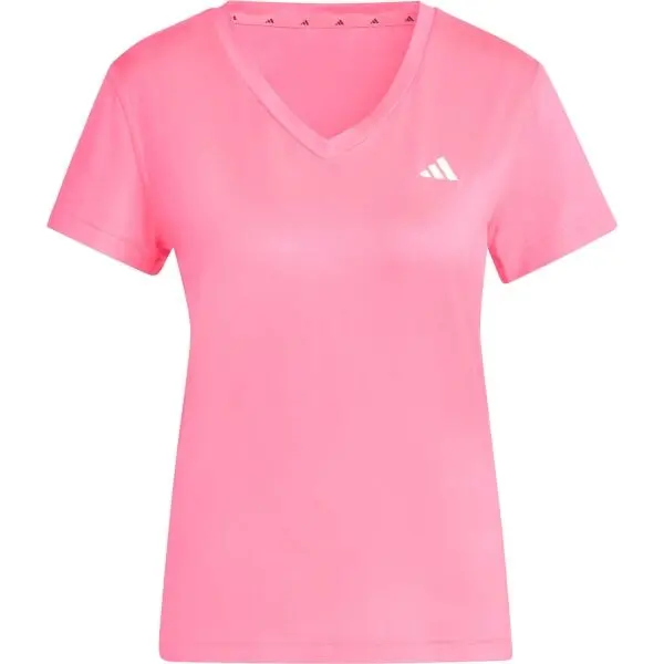 adidas adidas WORKOUT MIN V NECK TEE Дамска тениска, розово, размер