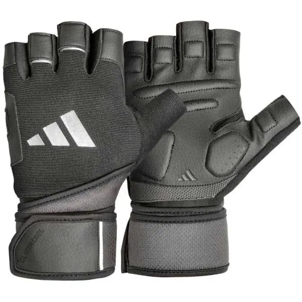 Adidas adidas WRIST WRAP TRAINING GLOVES - XL Фитнес ръкавици, черно, размер