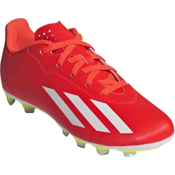 adidas adidas X CRAZYFAST CLUB FXG J Детски футболни бутонки, червено, размер