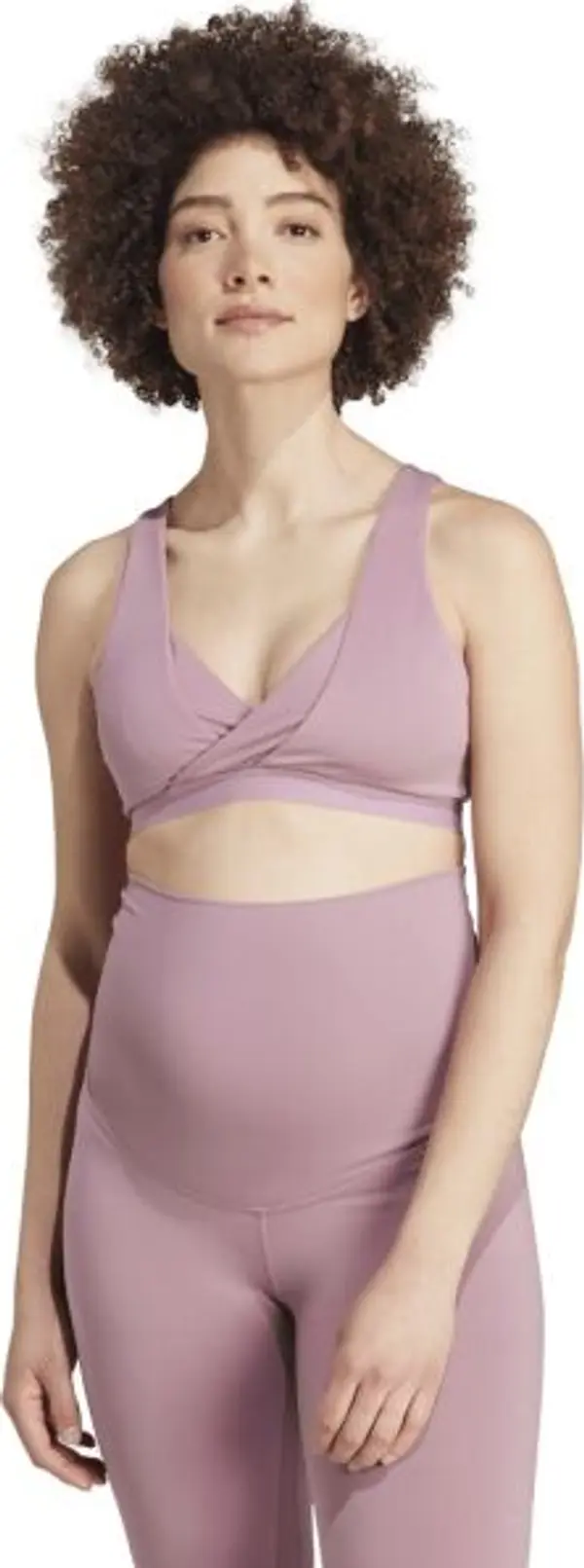 adidas adidas YGA ESS NURSBRA Дамски сутиен, лилаво, размер XS A-C