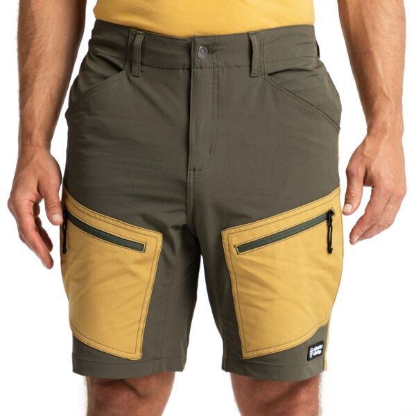 ADVENTER & FISHING ADVENTER & FISHING FUNCTIONAL OUTDOOR SHORTS SAND & KHAKI Мъжки импрегнирани къси панталони, кафяво, размер