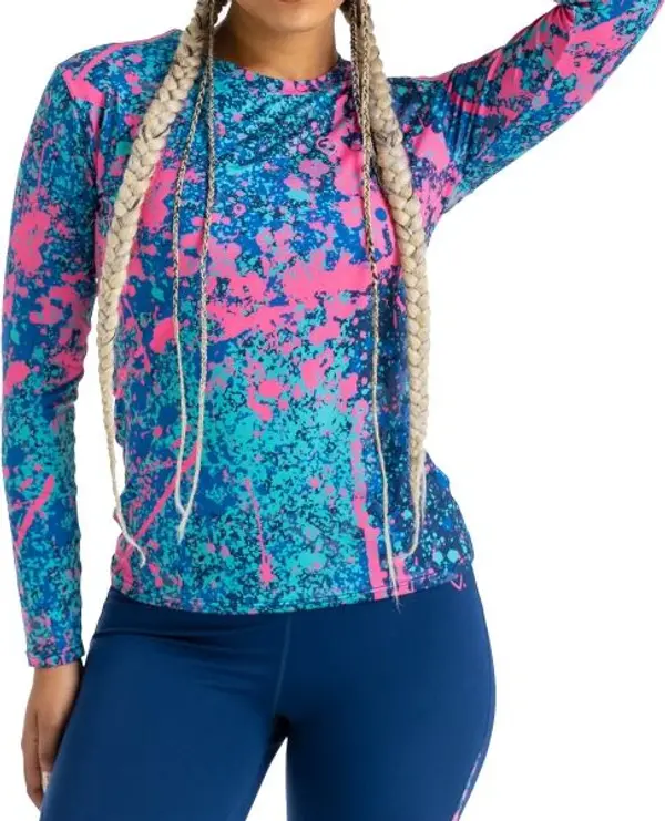 ADVENTER & FISHING ADVENTER & FISHING FUNCTIONAL UV T-SHIRT Дамска функционална тениска, синьо, размер