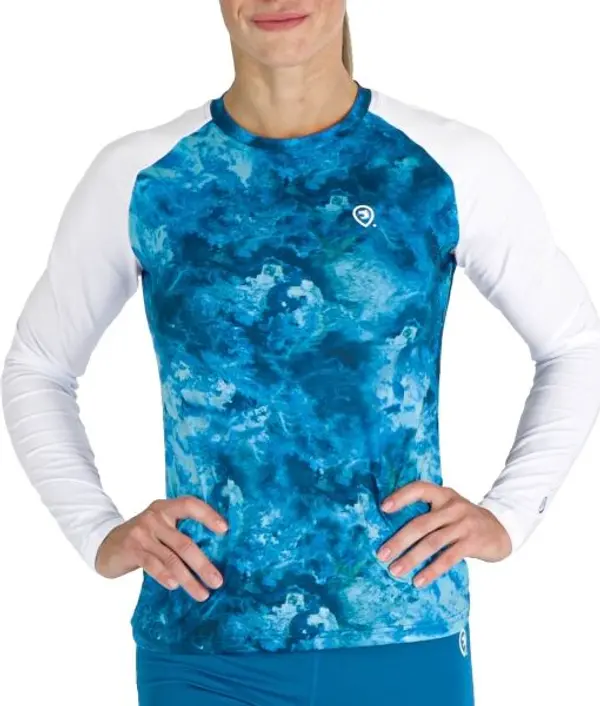 ADVENTER & FISHING ADVENTER & FISHING FUNCTIONAL UV T-SHIRT Дамска функционална тениска, синьо, размер