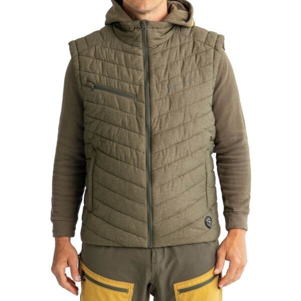 ADVENTER & FISHING ADVENTER & FISHING OLIVINE Мъжки затоплен елек, khaki, размер