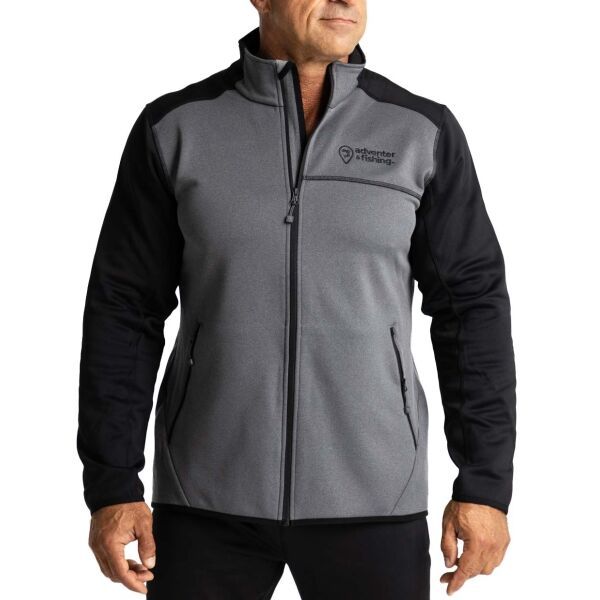 ADVENTER & FISHING ADVENTER & FISHING THERMO SHIRT TITANIUM & BLACK Мъжки сгряващ суитшърт Prostrech, сиво, размер