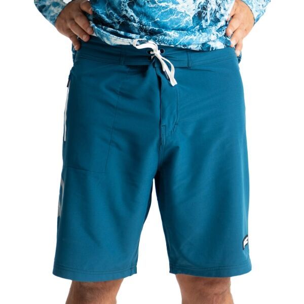 ADVENTER & FISHING ADVENTER & FISHING UV SHORTS PETROL Мъжки къси панталони за риболов, тъмносин, размер