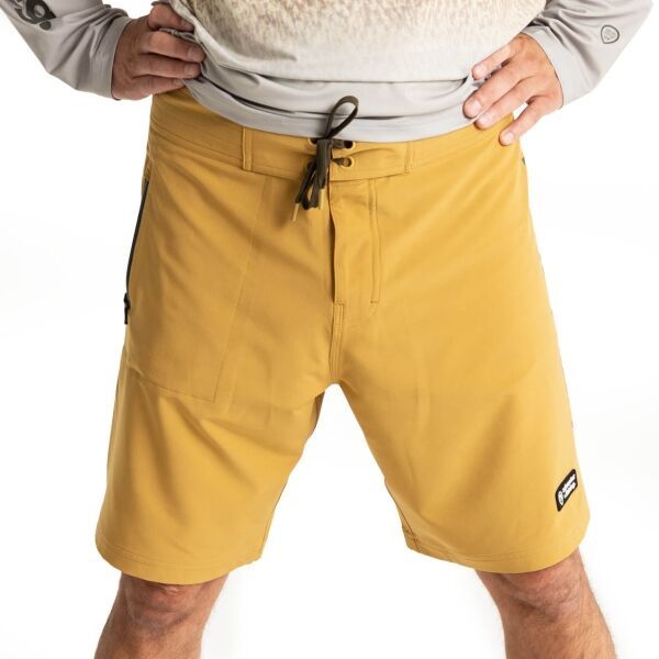 ADVENTER & FISHING ADVENTER & FISHING UV SHORTS SAND Мъжки къси панталони за риболов, жълто, размер