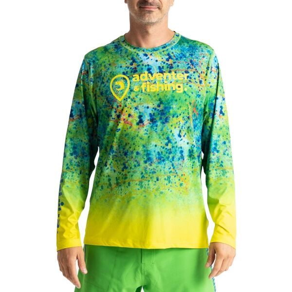 ADVENTER & FISHING ADVENTER & FISHING UV T-SHIRT MAHI MAHI Мъжка функционална UV тениска, зелено, размер