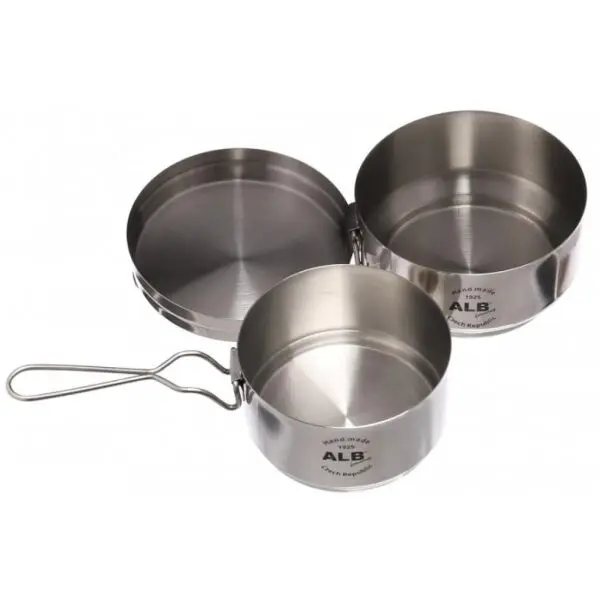 ALB ALB FORMING NEREZ Трикомпонентен неръждаем ешу, сребърно, размер