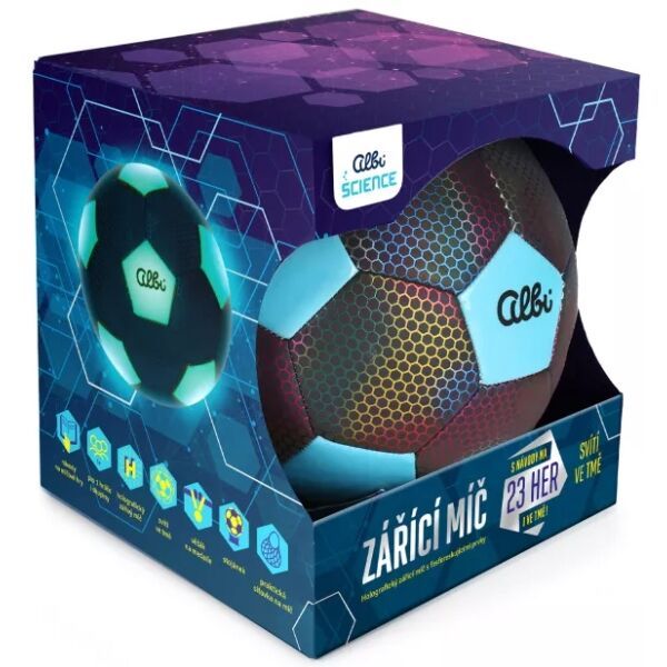 ALBI ALBI GLOWING BALL Блестяща топка, микс, размер