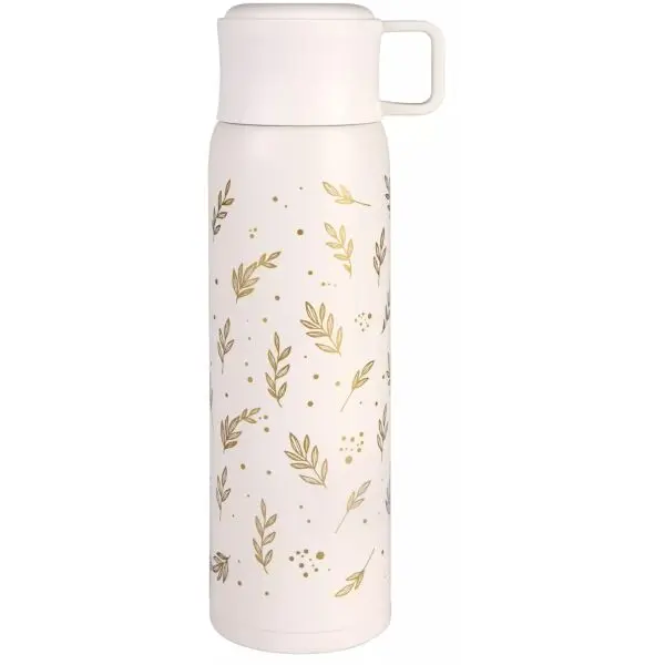 ALBI ALBI THERMO BOTTLE 500 ML Термо бутилка с чаша, бежово, размер