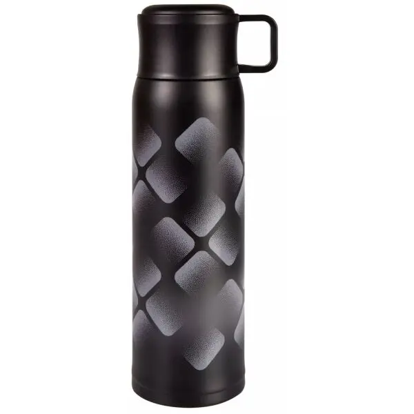 ALBI ALBI THERMO BOTTLE 500 ML Термо бутилка с чаша, черно, размер