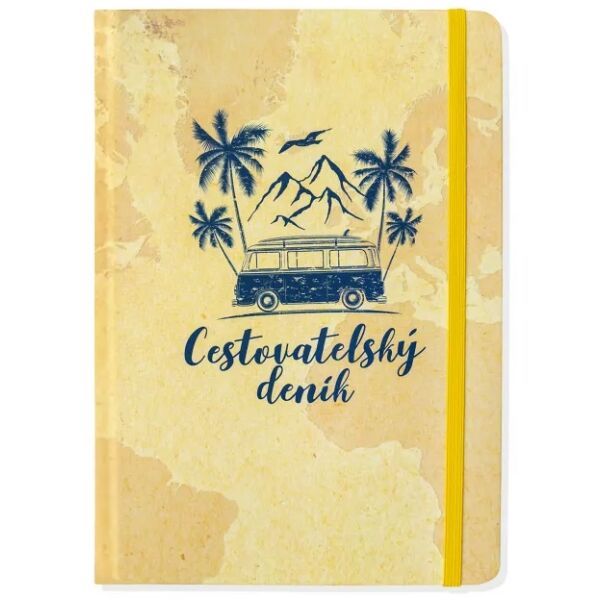 ALBI ALBI TRAVELER'S DIARY Пътнически дневник, жълто, размер