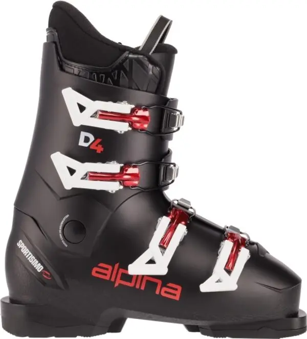 Alpina Alpina DUO 4 Детски ски обувки, черно, размер