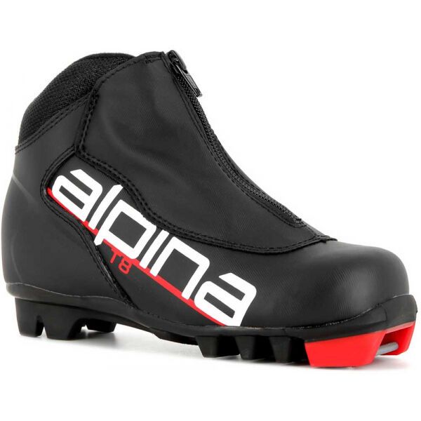 Alpina Alpina T8 JR Юношески обувки за ски бягане, черно, размер