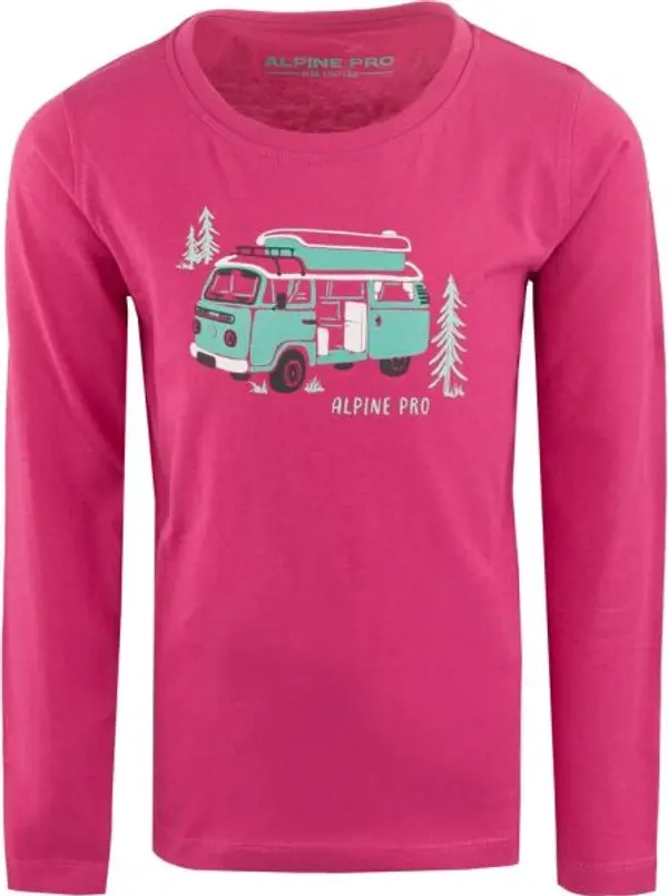 ALPINE PRO ALPINE PRO ACEFO Детска тениска, розово, размер 104-110