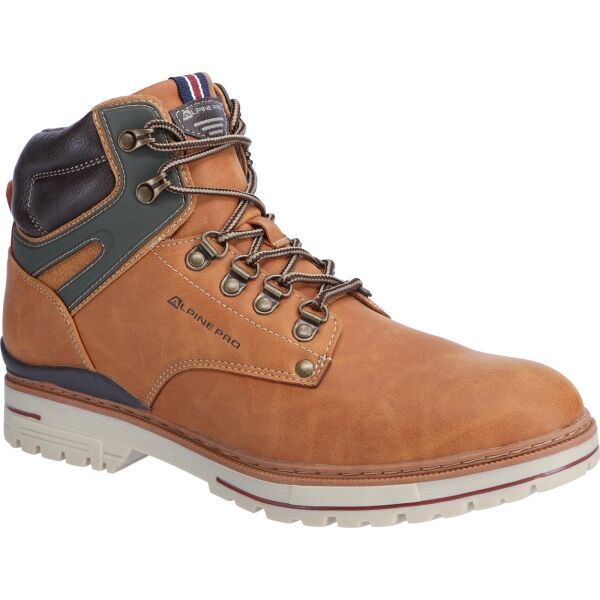 ALPINE PRO ALPINE PRO ALDRAN Мъжки затоплени аутдор обувки, кафяво, размер