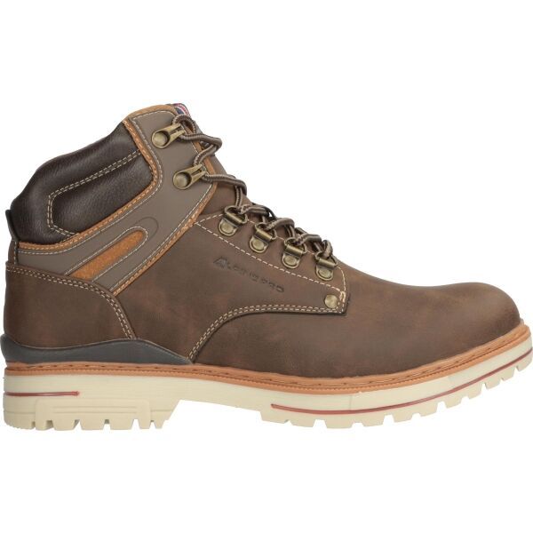 ALPINE PRO ALPINE PRO ALDRAN Мъжки затоплени обувки, кафяво, размер