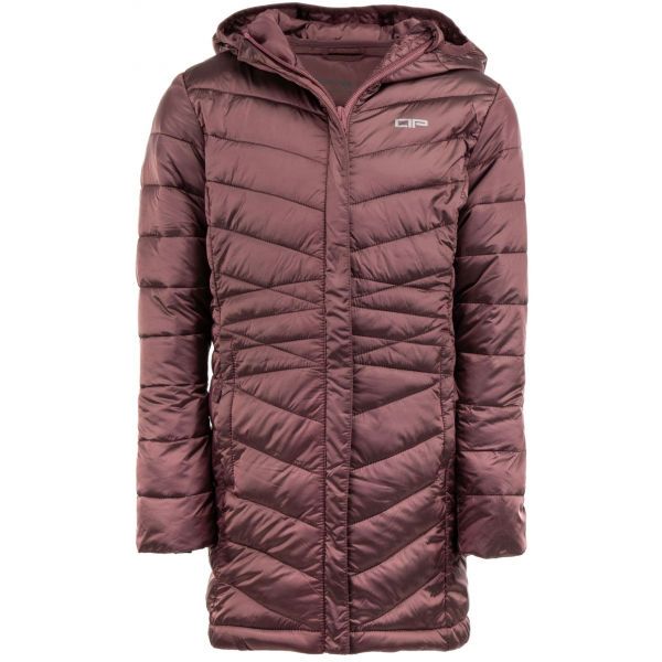 ALPINE PRO ALPINE PRO EASO 3 Детско капитонирано палто, винен, размер 116-122