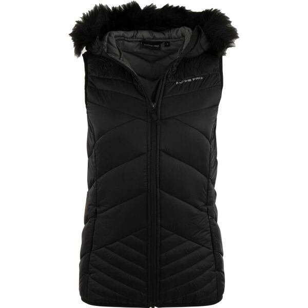 ALPINE PRO ALPINE PRO WAREDA Дамски елек, черно, размер S