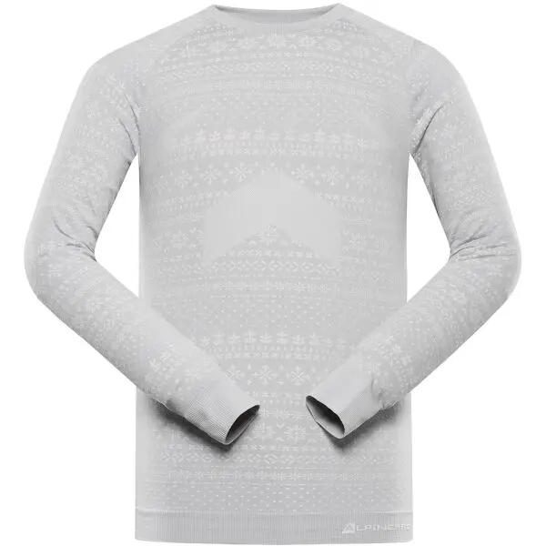 ALPINE PRO ALPINE PRO AMBOS Мъжка функционална долна блуза, сиво, размер XL/XXL