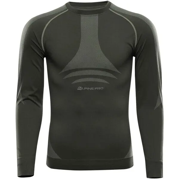ALPINE PRO ALPINE PRO AMBOS Мъжка функционална  тениска, тъмнозелено, размер XS/S