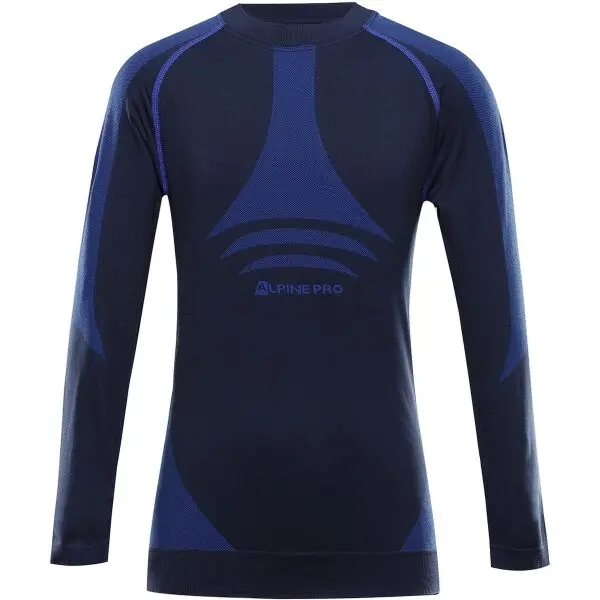 ALPINE PRO ALPINE PRO AMBOSO Детска функционална тениска, тъмносин, размер