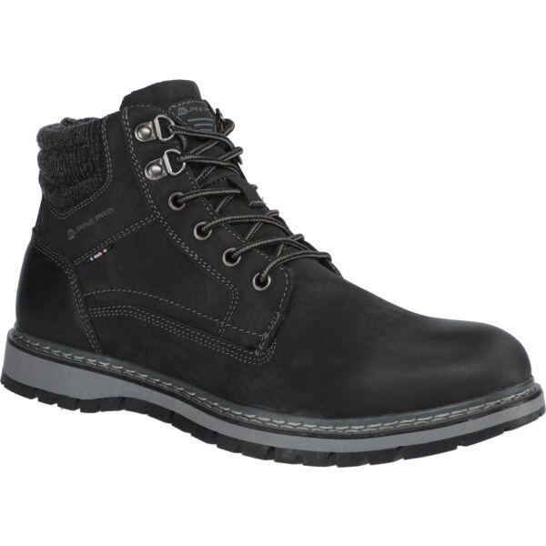 ALPINE PRO ALPINE PRO AVENIR Мъжки затоплени обувки, черно, размер