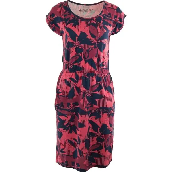 ALPINE PRO ALPINE PRO AXERA Дамска рокля, розово, размер