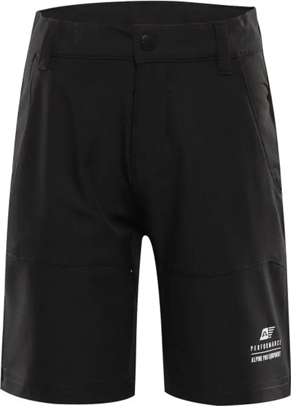 ALPINE PRO ALPINE PRO BAKO Детски спортни къси панталони, черно, размер 104-110