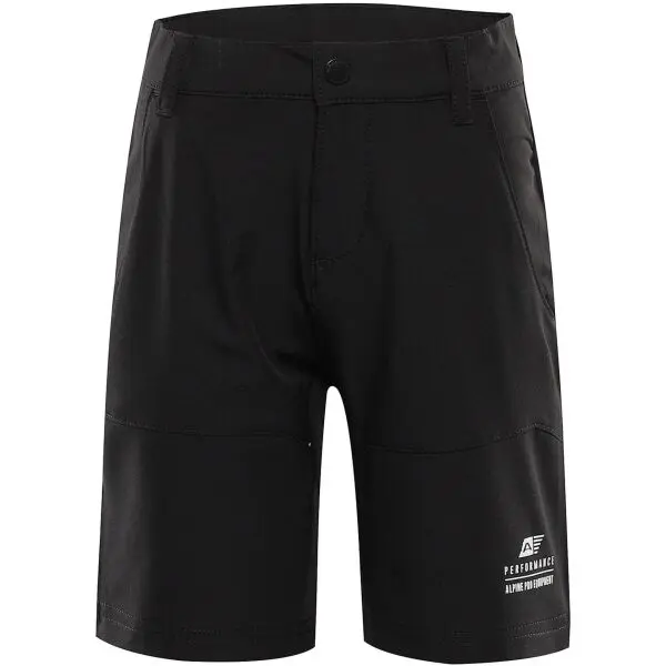 ALPINE PRO ALPINE PRO BAKO Детски спортни къси панталони, черно, размер 140-146