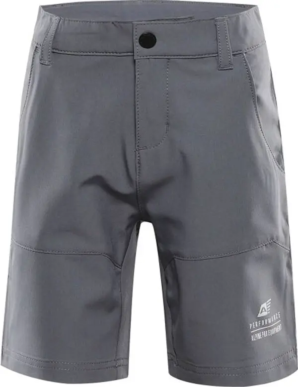 ALPINE PRO ALPINE PRO BAKO Детски спортни къси панталони, сиво, размер 128-134