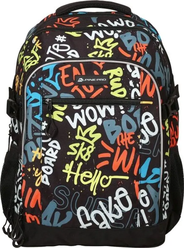 ALPINE PRO ALPINE PRO BARDO Детска ученическа раница, черно, размер