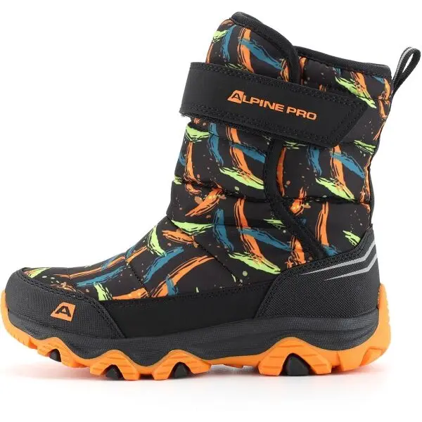 ALPINE PRO ALPINE PRO BENICO Детски зимни обувки, черно, размер