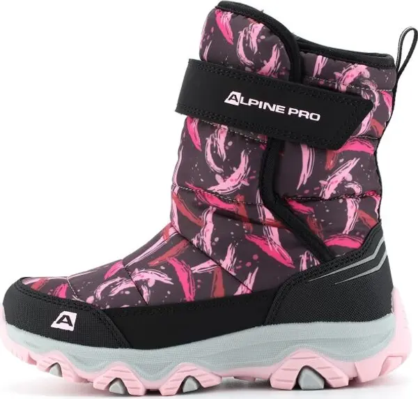 ALPINE PRO ALPINE PRO BENICO Детски зимни обувки, розово, размер