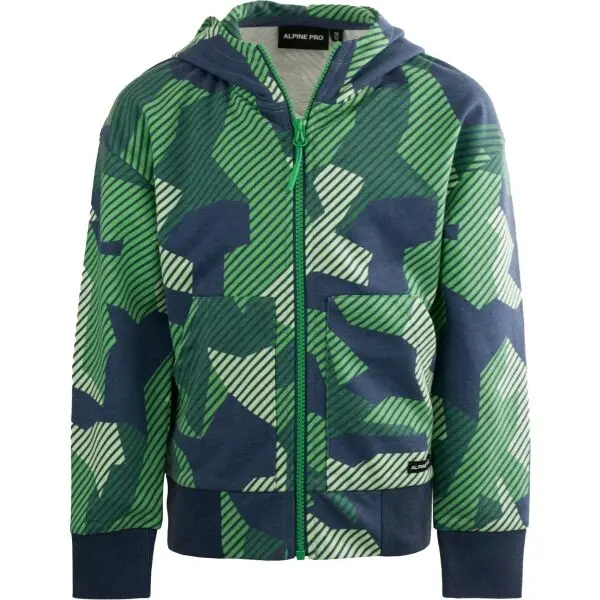 ALPINE PRO ALPINE PRO BORCO Детски суитшърт, зелено, размер 104-110